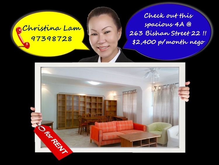 Blk 263 Bishan Street 22 (Bishan), HDB 4 Rooms #170652152
